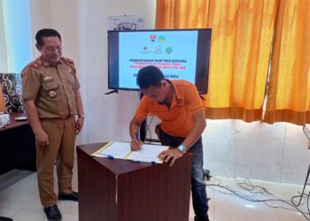 Pasal Pemberitaan Ramah Anak, Diskominfo Mesuji Teken Kesepakatan Bersama
