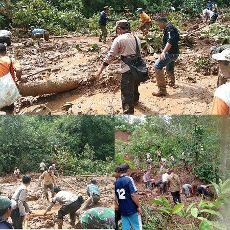 Tiga Warga Korban Tanah Longsor Belum ditemukan