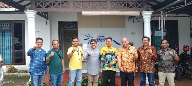 Dorong Percepatan Pembangunan BTS, Pemkab Mesuji Sambangi PT Tower Bersama Group Bandar Lampung