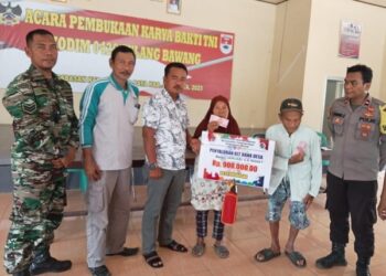 Pemerintah Desa Brabasan, Salurkan BLT Triwulan Pertama Tahun 2023