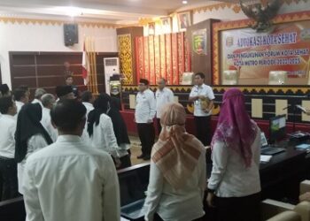 Walikota Metro Kukuhkan Forum Kota Sehat