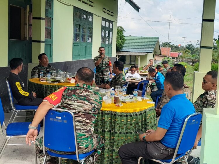 Jelang Pikakam, Pererat Sinergi antara TNI dan Pemerintah Kecamatan Blmbangan umpu