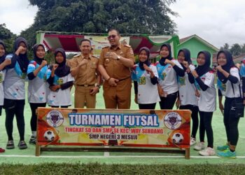 Gelar Turnamen Futsal dan Voly Ball, Ini Pesan Kadisdikbud Mesuji 