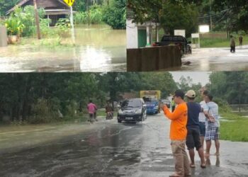 Sejumlah Wilayah Tubaba Terendam Banjir, BPBD : 41 Rumah Terdampak