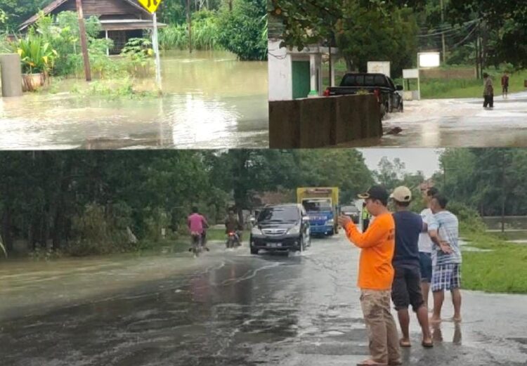 Sejumlah Wilayah Tubaba Terendam Banjir, BPBD : 41 Rumah Terdampak