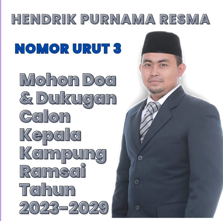 Hendrik Bertekad Wujudkan Kampung Ramsai Maju dan Mandiri