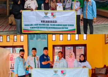 Baznas Tubaba Beri Bantuan Warga Sakit dan Pedagang Bakso Kurang Mampu