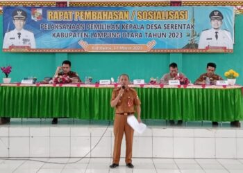 DPMD Lampura Gelar Sosialisasi Pilkades Serentak 2023