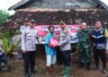 Pasca Banjir, Polres Lampura Terus Salurkan Bantuan Sembako Dan Pengobatan Gratis