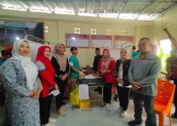 Dinas Kesehatan Helat Donor Darah, Implan KB, dan Khitanan Massal di Pugung