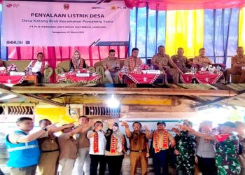 Pekon Karangbrak Kini Diterangi Lisdes PT PLN