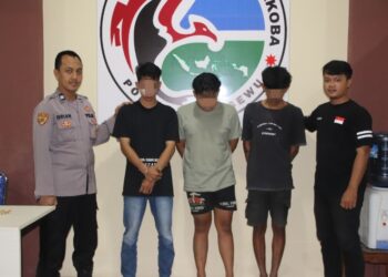 Satnarkoba Polres Pringsewu Amankan Tiga Pemuda Karena Tembakau Gorila