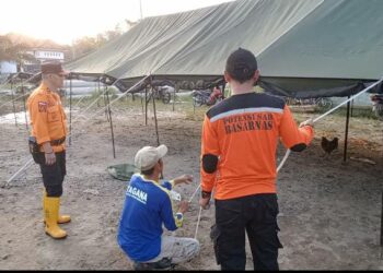 Gerak Cepat Tangani Banjir, Pemkab Mesuji Dirikan Tenda Dapur Umum