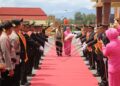 Polres Pringsewu Gelar Pisah Sambut Kapolres Pringsewu