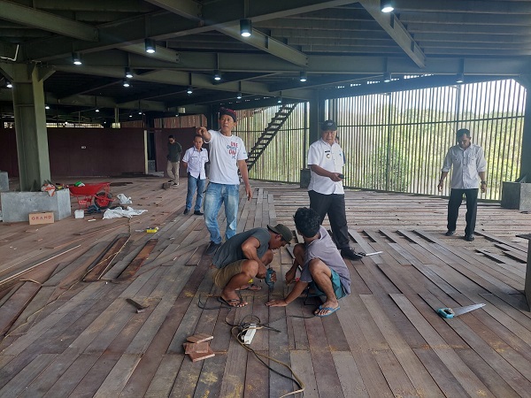 Kadis Perkim Mesuji Bantah Bangunan Masjid Agung Mesuji Mangkrak