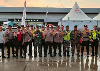 Kapolres Mesuji Beserta Jajaran, Cek Pos Pengamanan dan Pelayanan Mudik Lebaran 2023