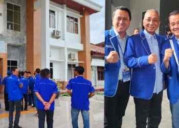 Datangi Pengadilan Negeri, DPC Demokrat Tubaba Nyatakan Lawan Moeldoko