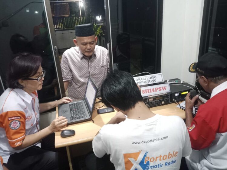 HUT Ke-14 Kabupaten Pringsewu, ORARI Gelar SES Dengan Tanda Panggilan 8H14PSW