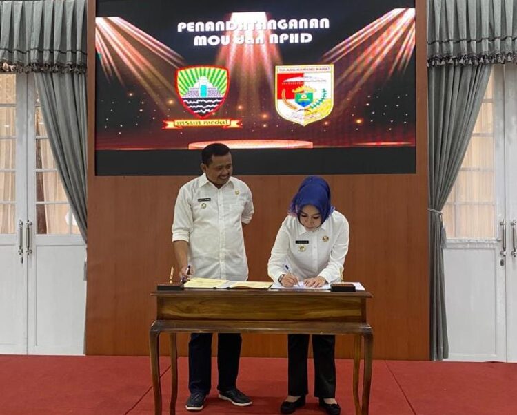 Upaya Memajukan Daerah, Pemkab Tubaba Jalin MoU Dengan Pemkab Sumedang