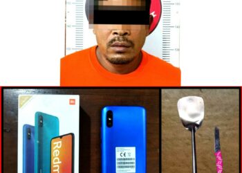 Polsek Blambangan Umpu Bekuk Pelaku Curat HP di Kampung Ojolali