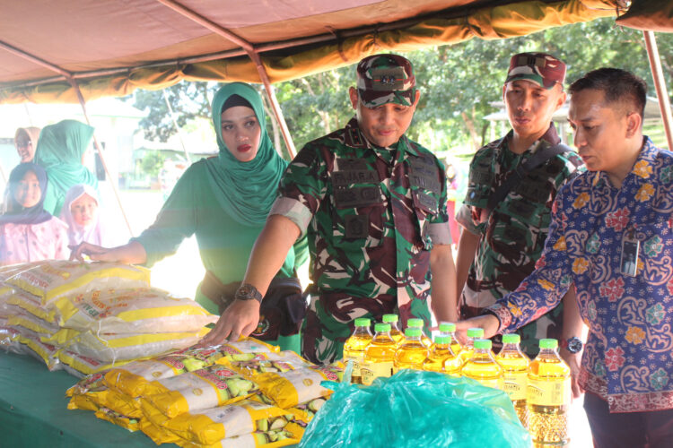 Kodim 0421/Ls Gelar Bazar Murah Sambut Hari Raya Idul Fitri 1444 H