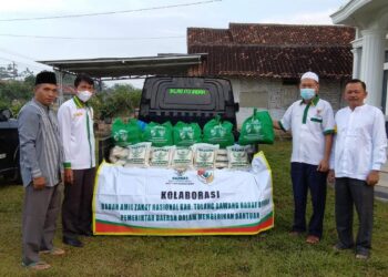 Baznas Tubaba Berikan Bantuan Korban Angin Puting Beliung