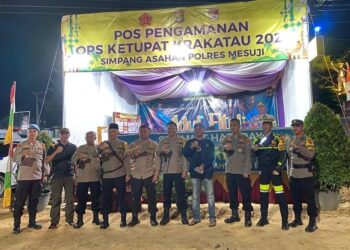 Kapolres Mesuji Pantau Kamtibmas Malam Takbiran dan Cek Posko Pengamanan Mudik