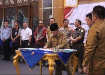 Pemkab Lampura Tanda Tangani Mou Pembentukan Mall Pelayanan Publik