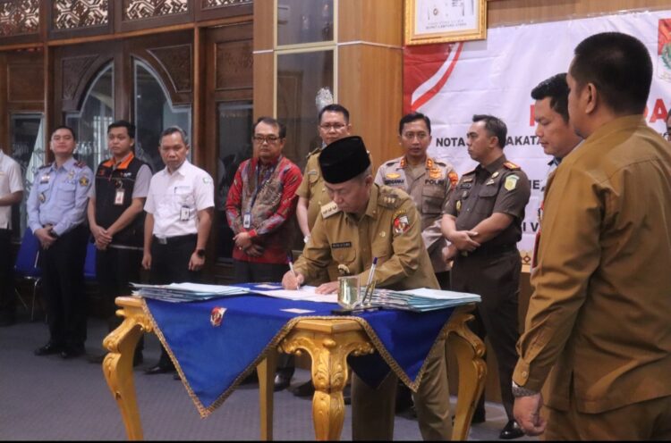 Pemkab Lampura Tanda Tangani Mou Pembentukan Mall Pelayanan Publik
