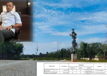 DAK 2023 Dinas PUPR Tubaba Bangun Dua Titik Jalan
