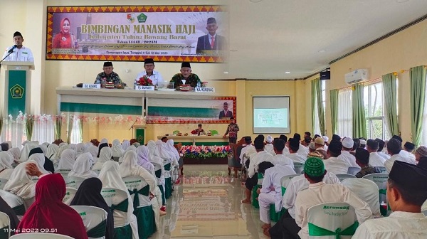 118 JCH Reguler Tubaba Ikuti Manasik Haji