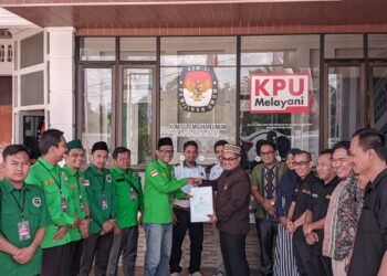 Daftarkan Bacalegnya ke KPU, DPC PPP Target Raih 1 Fraksi Kursi DPRD Mesuji 