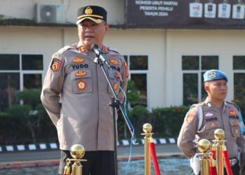 Pimpin Apel Besar Polisi RW, Ini Pesan Kapolres Mesuji