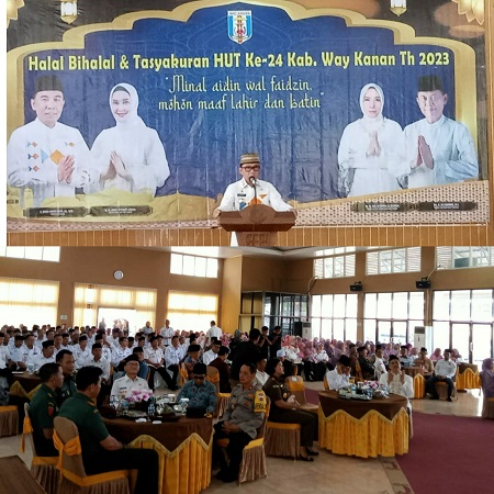 Bupati Adipati dan Wabup Ali Rahman Halal Bi Halal Dengan Forkompimda dan Pimpinan OPD serta ASN