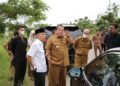 Gubernur Arinal Tnjau Lokasi Pembangunan Gerbang Selamat Datang di Pintu Tol Kota Baru, Tahapan Pembangunan Dimulai Juli 2023