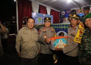 Gubernur Arinal bersama Forkopimda Pantau Malam Takbir Idul Fitri 1444 H, Beri Apresiasi Kekompakan Tim yang Bertugas