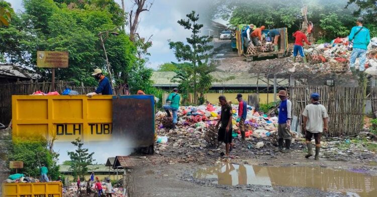 DLH Kewalahan, Tumpukan Sampah di Pasar Kabupaten Tubaba Diduga Banyak Dari Warga Hingga ASN