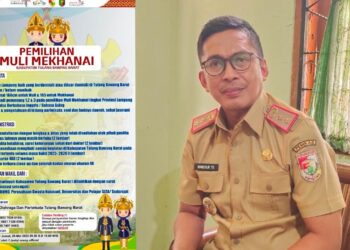 Disporapar Tubaba Buka Pendaftaran Pemilihan Muli Mekhanai 2023
