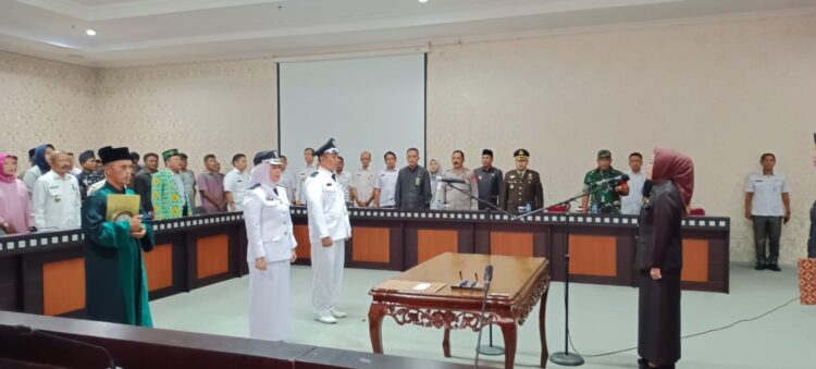 Dua Kepala Tiyuh Hasil PAW Dilantik, Sofiyan : Berdasar UU dan Perda