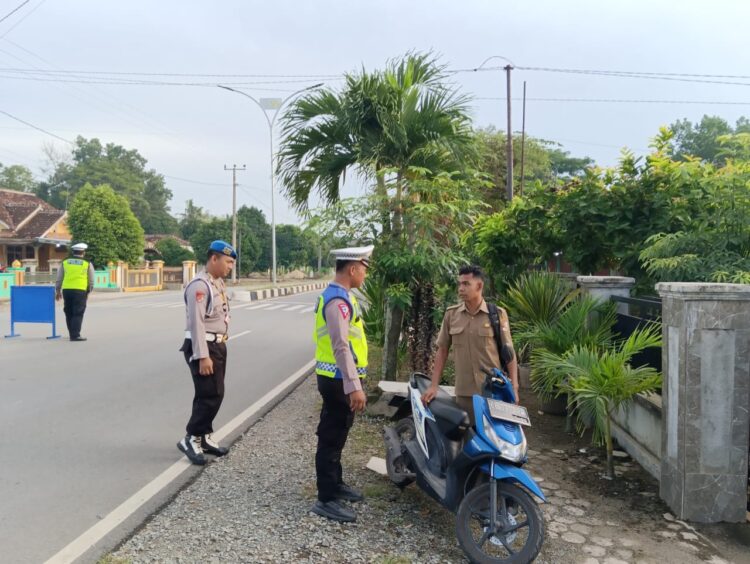 Marak Pelanggaran Polres Berlakukan Tilang Manual