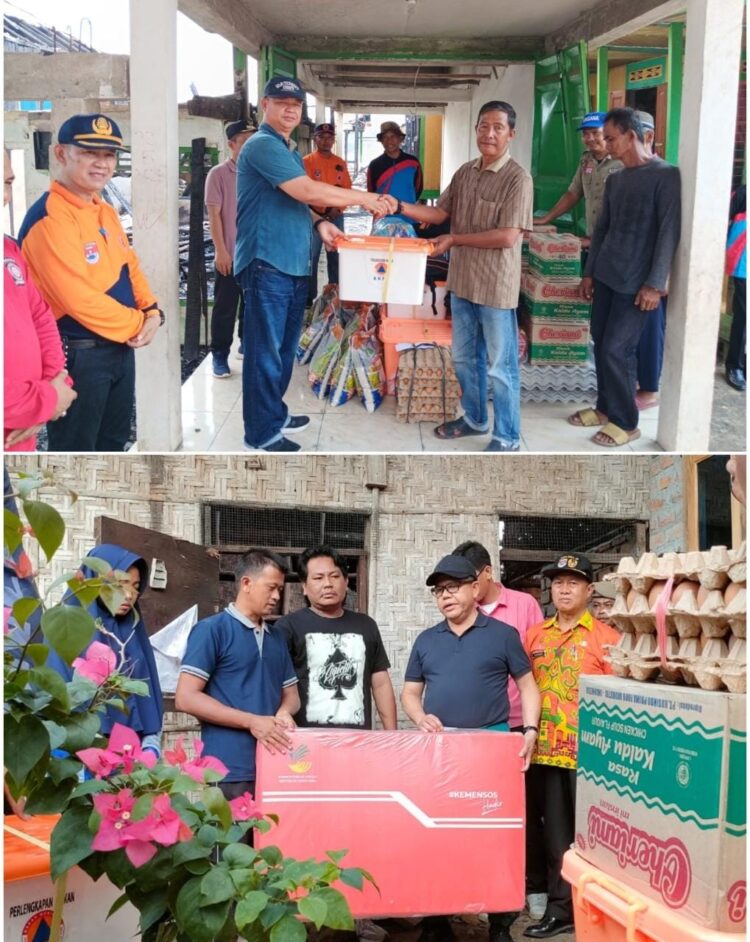Pemkab Mesuji Salurkan Bantuan Korban Rumah Kebakaran, Di Desa Wiralaga dan Wirabangun
