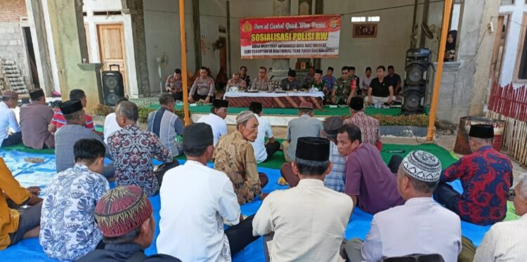Redam Gejolak Kamtibmas, Polres Lampung Utara Bentuk Polisi RW.