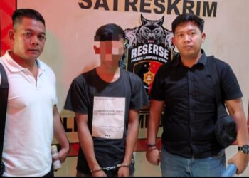 Kirim Foto Kelamin Melalui WA, YW Warga Sungkai Tengah, Ditangkap Unit Tipidter Satreskrim Polres Lampura