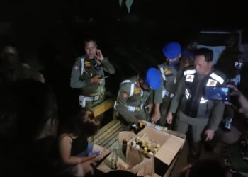 Tertibkan Cafe Karaoke Selasa Dinihari, Sat Pol PP Mesuji Sita Puluhan Botol Miras