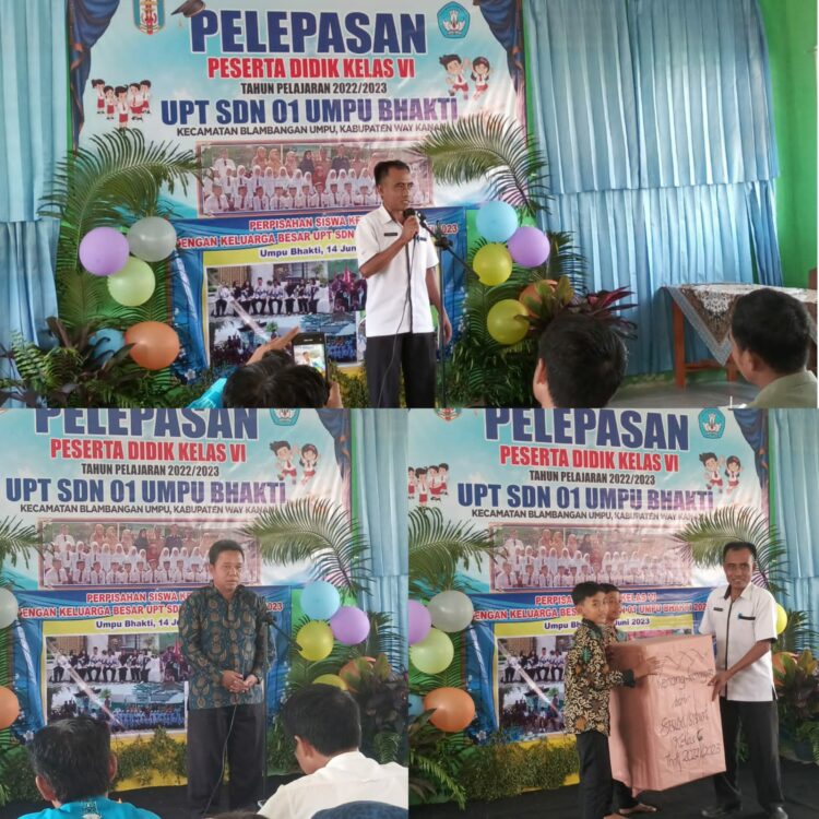 UPT SDN 01 Umpu Bhakti Gelar Pelepasan Peserta Didik Kelas 6