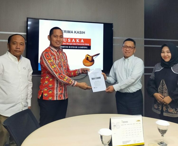 UBL Bentuk Pusat Studi Anti Korupsi dan Pencucian Uang