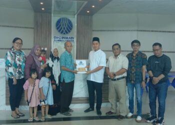 DPC Peradi Bandar Lampung Berikan Santunan Keluarga Anggota Meninggal Dunia