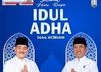 Demokrat Lampung Kurban Puluhan Sapi dan Ratusan Kambing