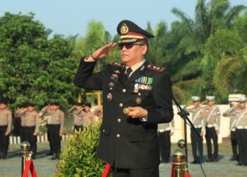 Kapolres Mesuji Pimpin Upacara Hari Lahir Pancasila
