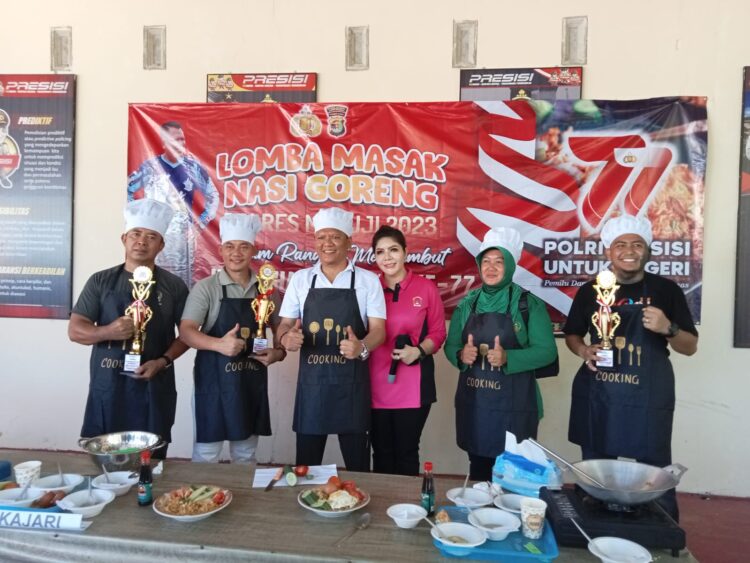 Semarak HUT Bhayangkara ke-77, Polres Mesuji Gelar Lomba Masak Nasi Goreng